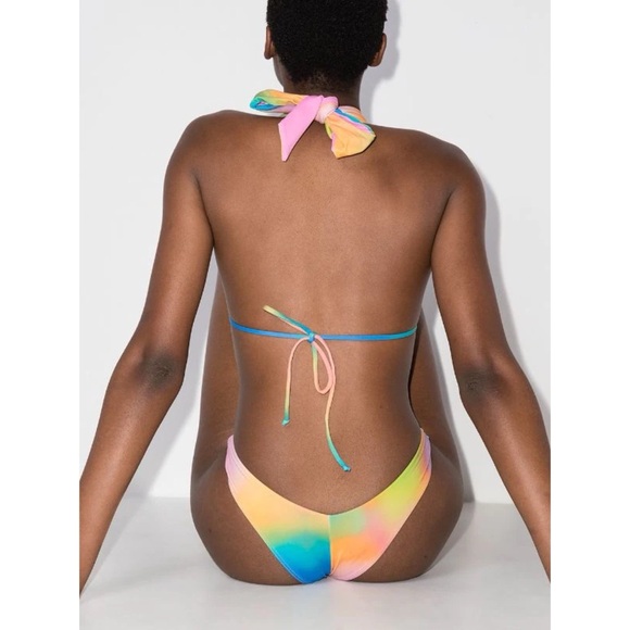 Frankies Cheeky Rainbow Bikini Bottom in Serotonin - Picture 5 of 10